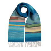 Blue pool scarf